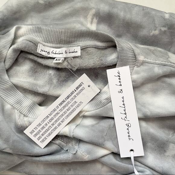 YFB Juliette Tie Dye Sweatshirt Sz XS - Picture 5 of 5